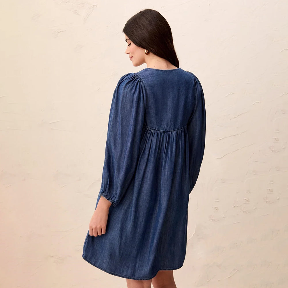 0001 tribalclothingcopuffsleevedresswithpocketsmediumwash2 0001 tribalclothingcopuffsleevedresswithpocketsmediumwash2