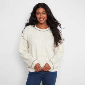 charliebcookieandcreamlongsleevedropshouldercrewnecksweaterwithwhipstitch