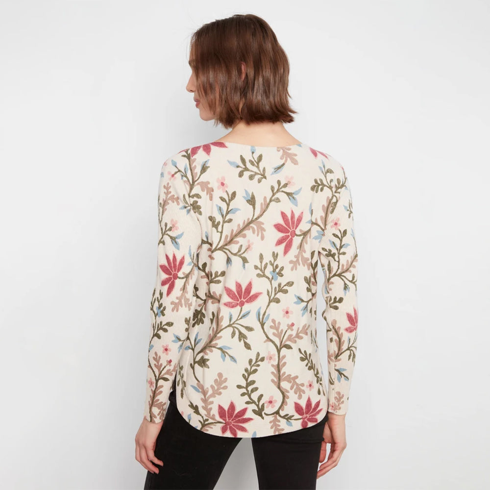 charliebflorallongsleevedropshoulderprintedboatnecksweater1 charliebflorallongsleevedropshoulderprintedboatnecksweater1