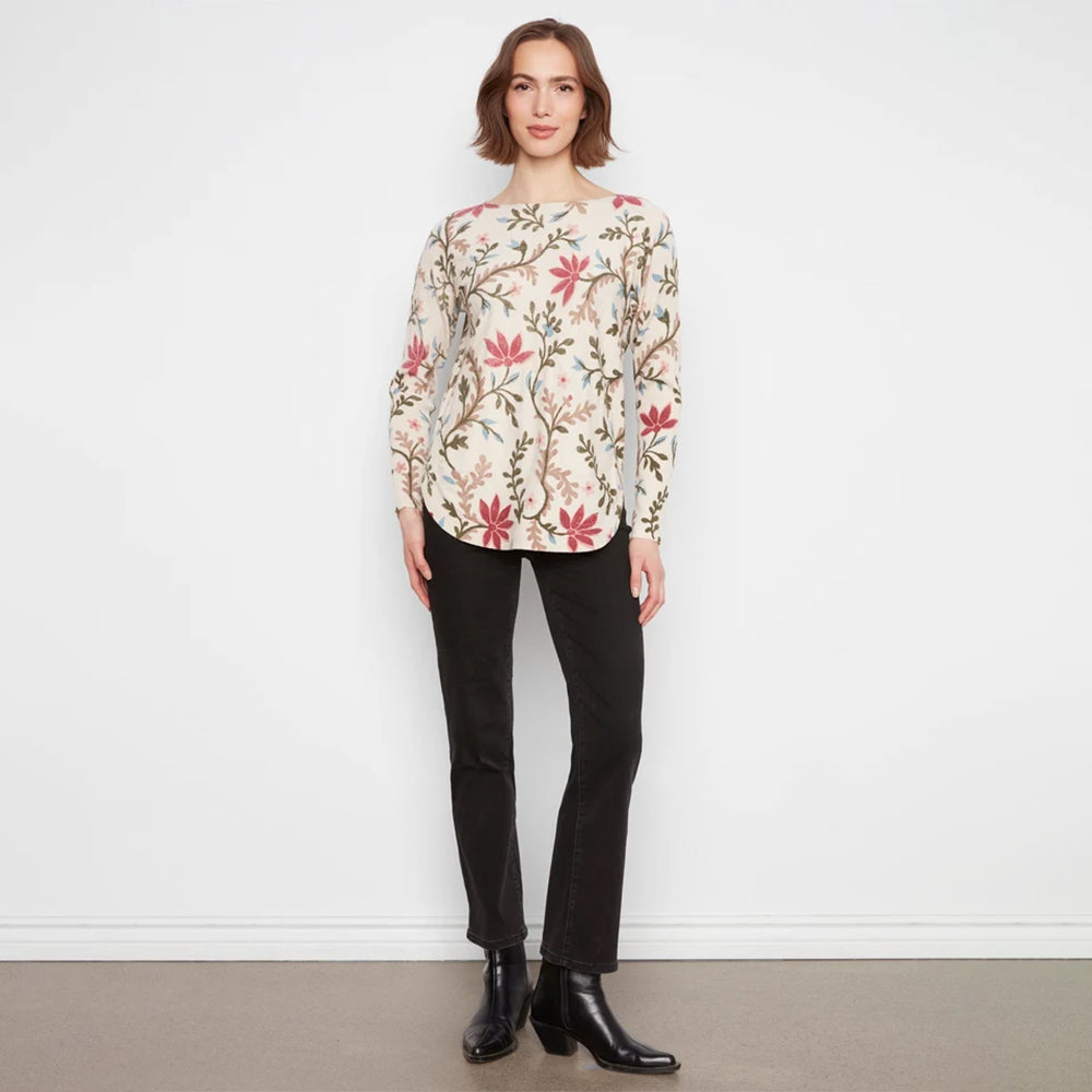 charliebflorallongsleevedropshoulderprintedboatnecksweater3 charliebflorallongsleevedropshoulderprintedboatnecksweater3