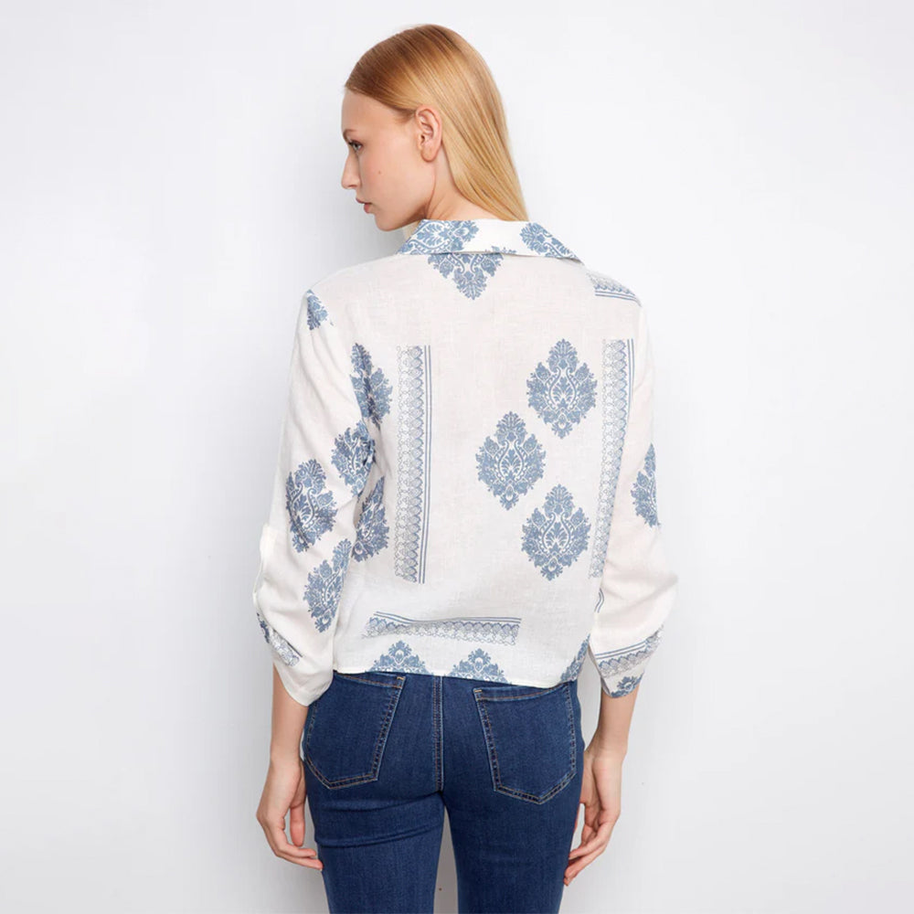 charliebjeanprintedcottongauzebuttonupblouse 2 charliebjeanprintedcottongauzebuttonupblouse 2
