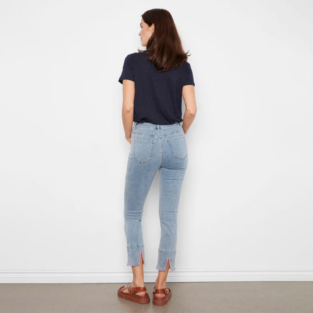 charliebliteblueslimlegstretchdenimpantwithblanketstitchhemcuff 3 charliebliteblueslimlegstretchdenimpantwithblanketstitchhemcuff 3