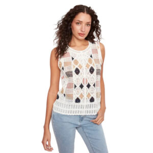 charliebmulticolorsleevelessflowercrochettop