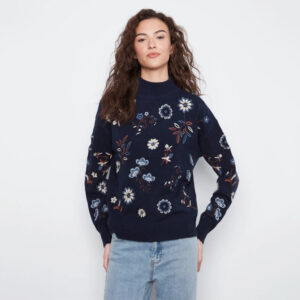 charliebnavyalloverembroideredmocknecksweater