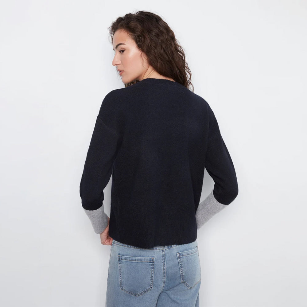 charliebnavylongsleevedropshouldercolorblocksweaterwithchestpocket1 charliebnavylongsleevedropshouldercolorblocksweaterwithchestpocket1