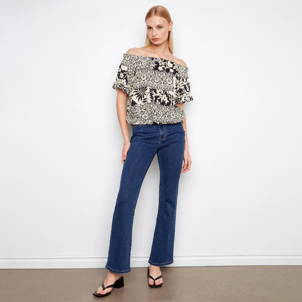 charliebornatoprintedshortsleeveoffshoulderblouse 2 charliebornatoprintedshortsleeveoffshoulderblouse 2