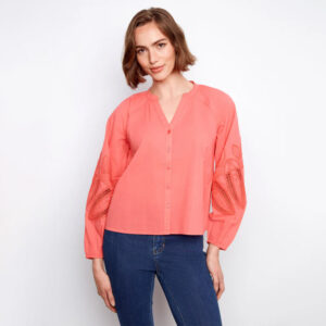 charliebsorbetraglansleeveblouse 1