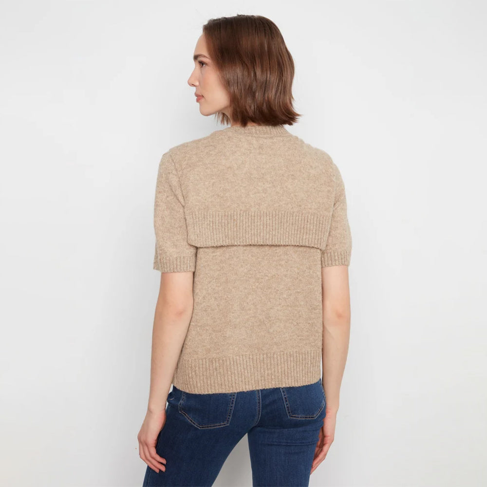 charliebtruffleshortsleevecrewnecksweaterwithcombinedsleeves1 charliebtruffleshortsleevecrewnecksweaterwithcombinedsleeves1