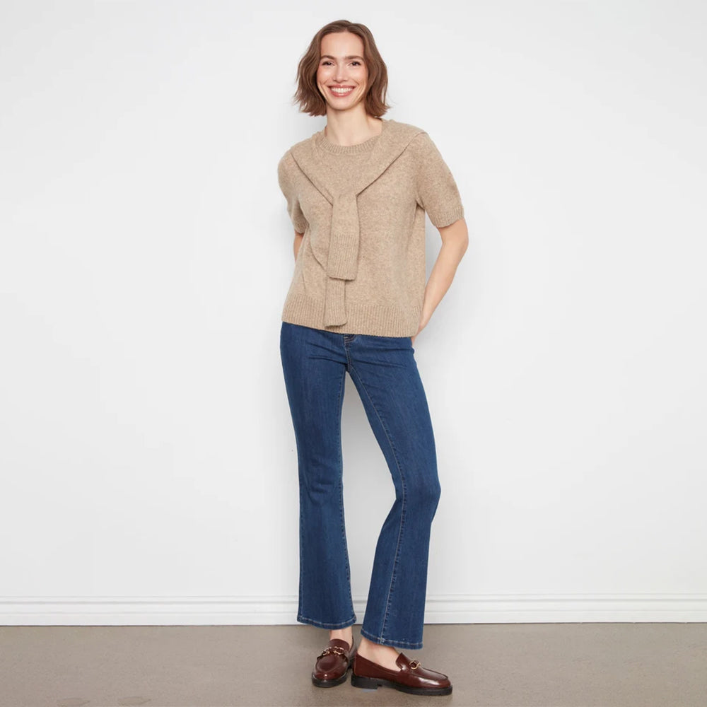 charliebtruffleshortsleevecrewnecksweaterwithcombinedsleeves2 charliebtruffleshortsleevecrewnecksweaterwithcombinedsleeves2