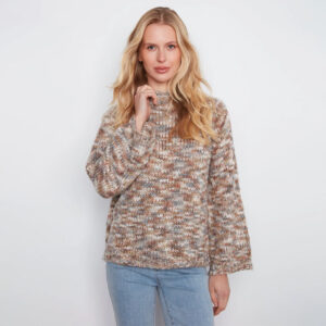 charliebverveinehighneckspacedyedknitsweater