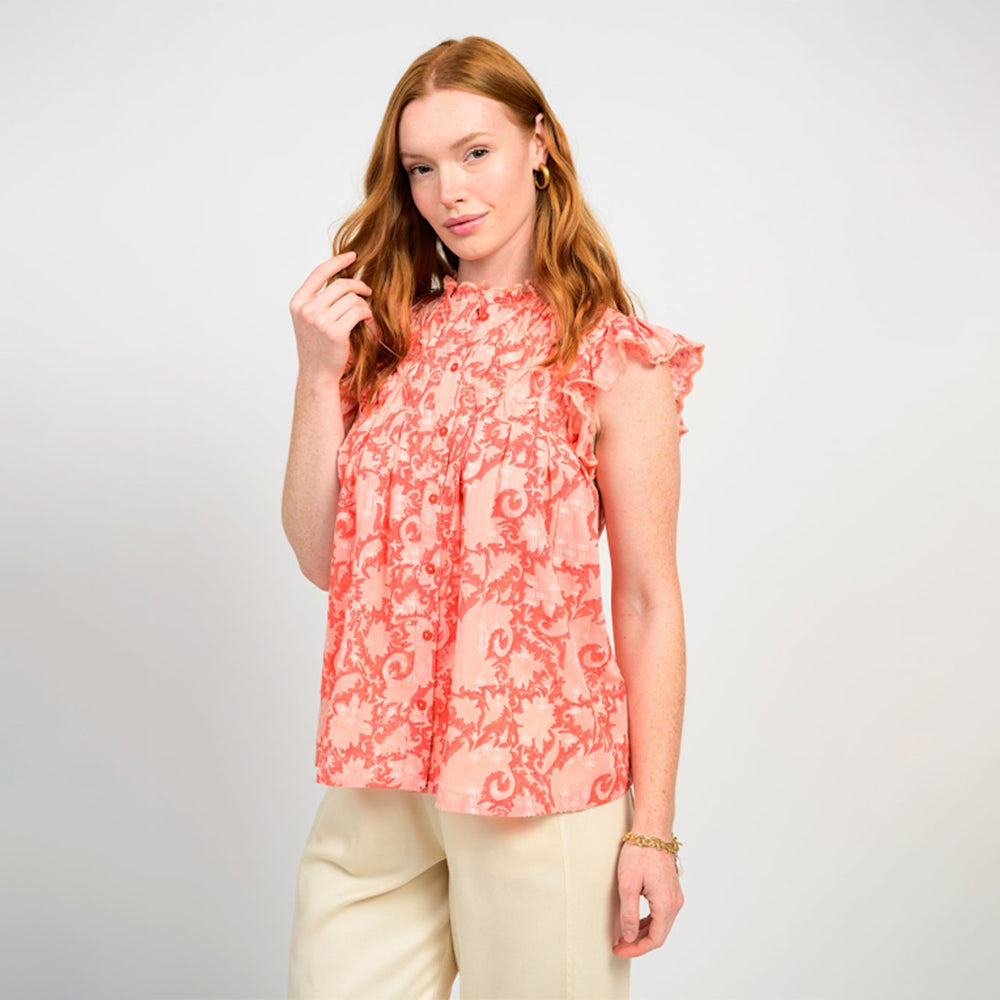 ivyjanecapsleevefloralprinttop ivyjanecapsleevefloralprinttop