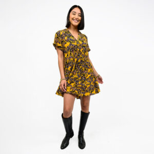 ivyjanegoldfloralprintdress 2