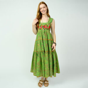 ivyjanegreenembroideredmaxidress 3