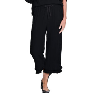 multiplesblackdrawstringrufflehemcroppant
