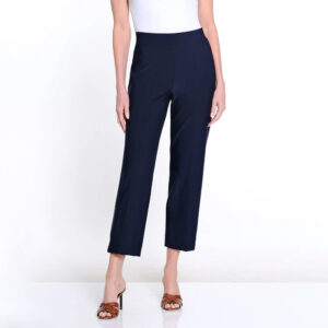multiplesblackpullonstitchedfrontseamwidelegpant