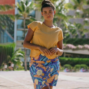 tribalclothingcocapsleevecrewnecktop honeygold