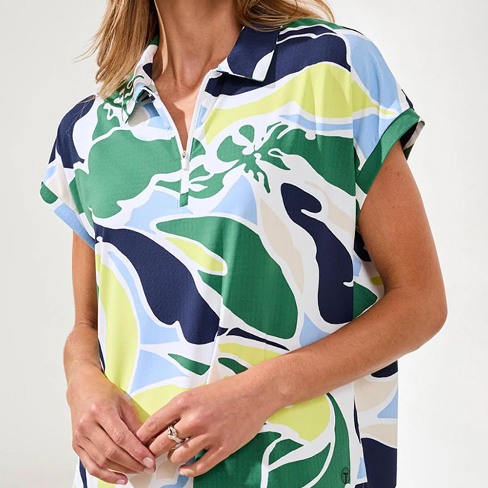 tribalclothingcodolmansleevehighperformancepolotopflorallime tribalclothingcodolmansleevehighperformancepolotopflorallime