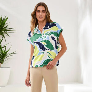 tribalclothingcodolmansleevehighperformancepolotopflorallime1
