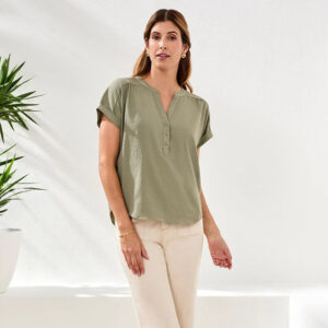tribalclothingcoextendedcapsleevepopoverblouse
