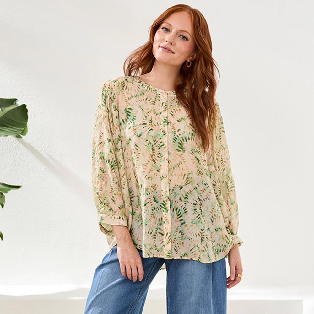 tribalclothingcoflowydolmansleeveblousewithselfcoveringbuttonsmojito tribalclothingcoflowydolmansleeveblousewithselfcoveringbuttonsmojito