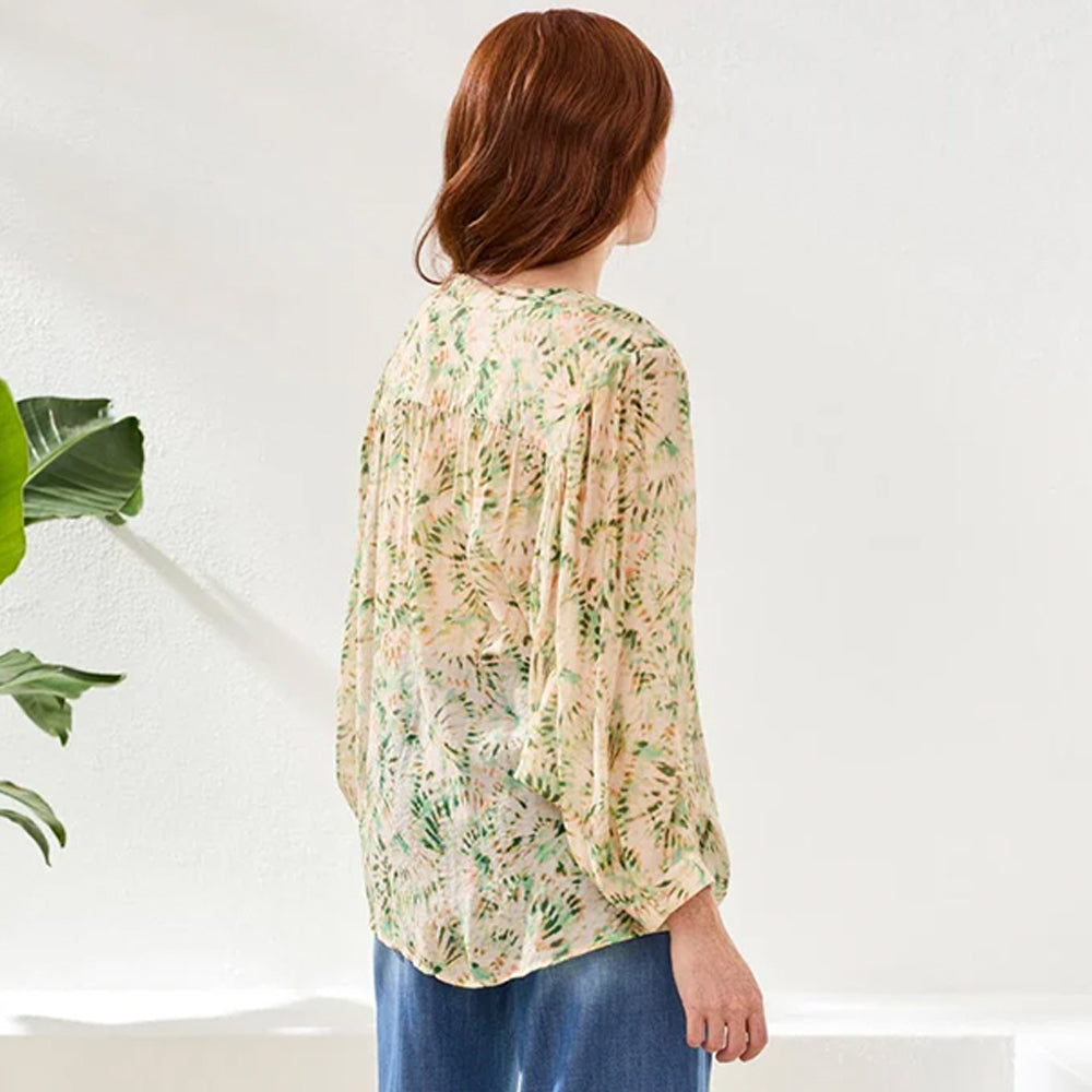 tribalclothingcoflowydolmansleeveblousewithselfcoveringbuttonsmojito1 tribalclothingcoflowydolmansleeveblousewithselfcoveringbuttonsmojito1