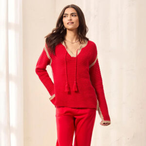 tribalclothingcolongsleevenotchcollarsweatersangria3