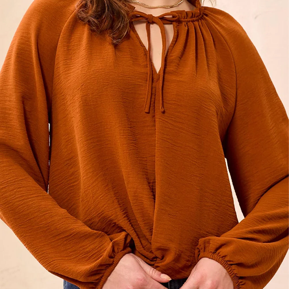 tribalclothingcoraglansleeveblousewithfrontknotrust tribalclothingcoraglansleeveblousewithfrontknotrust