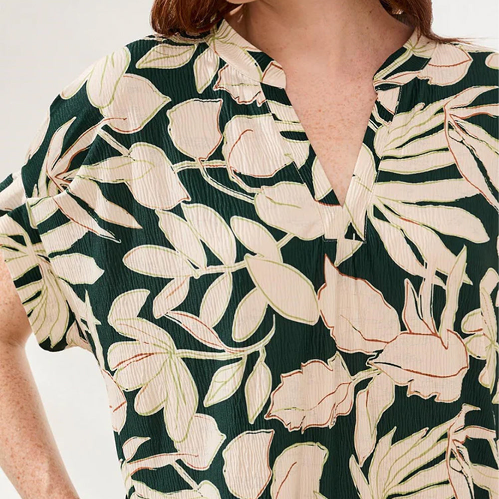 tribalclothingcorufflesleevenotchneckshiftdressrainforest1 tribalclothingcorufflesleevenotchneckshiftdressrainforest1