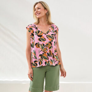 tribalclothingcov neckcapsleevetopwisteria