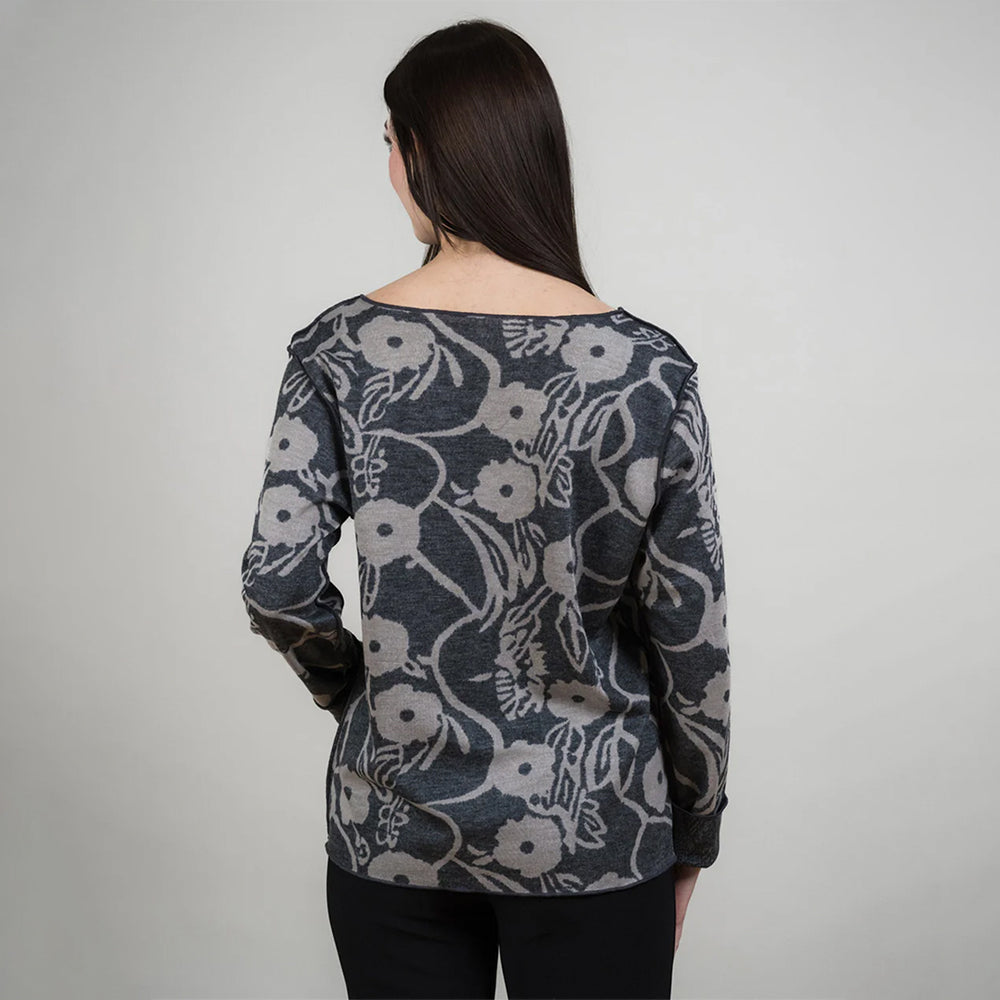 trishatylergreyreversiblefloralv necktop 1 trishatylergreyreversiblefloralv necktop 1