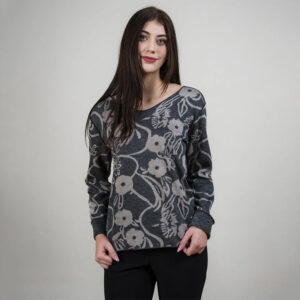 trishatylergreyreversiblefloralv necktop 2